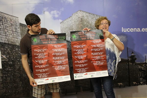 Pepelu Pineda y Toñi Jiménez presentan el festival de teatro Duque de Rivas_opt