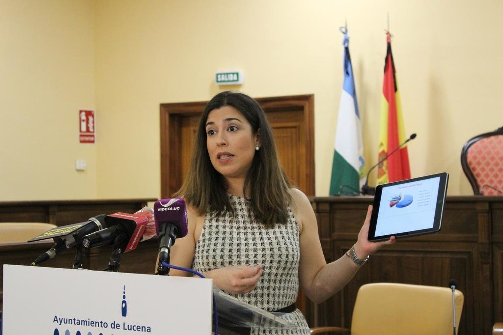 Teresa Alonso, durante la presentación del informe