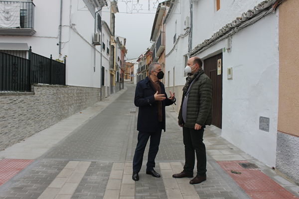 Juan Pérez y César del Espino, en la calle La Parra_opt