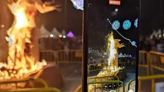 Hoguera oficial en la Feria de San Juan_(archivo)