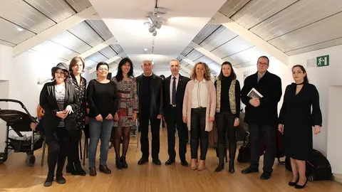 Autoridades, premiadas y miembros del jurado de Mujerarte 2018