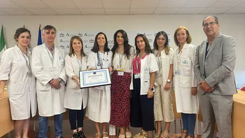 El equipo de profesionales que atiende la consulta de espondiloartritis