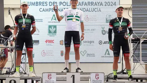 Jose Cede&ntilde;o Campeon Andalcuia Junior BTT Media Maraton 2024