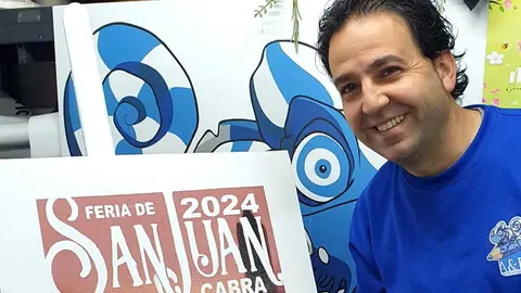 Chema Riquelme, autor cartel Feria San Juan 2024_(24-05-2024)