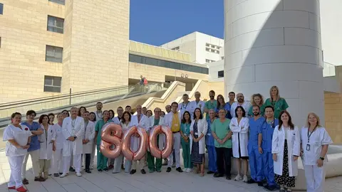 delegada, gerente y equipo profesionales implicado en el trasplante cardiaco horizontal (1)