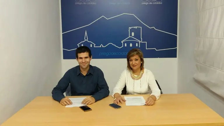 David L&oacute;pez y Paqui Mantas