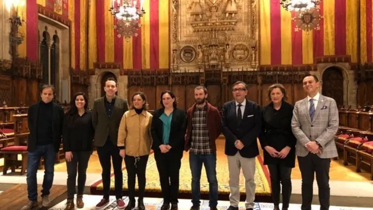 Presentaci&oacute;n del acto en Barcelona