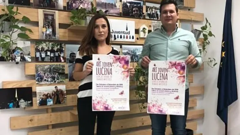 Pepa Cantero y Francisco Adame presentan ART JOVEN Lucena_opt